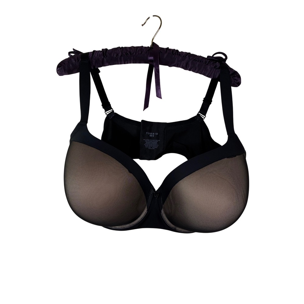 Torrid Bra 44G Black balconette RN148862